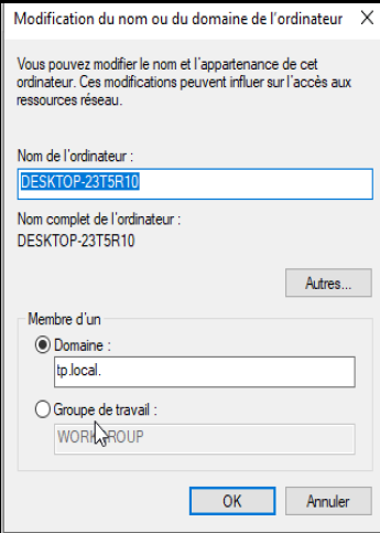 Capture A05 - Diagnostic AD DS/DNS