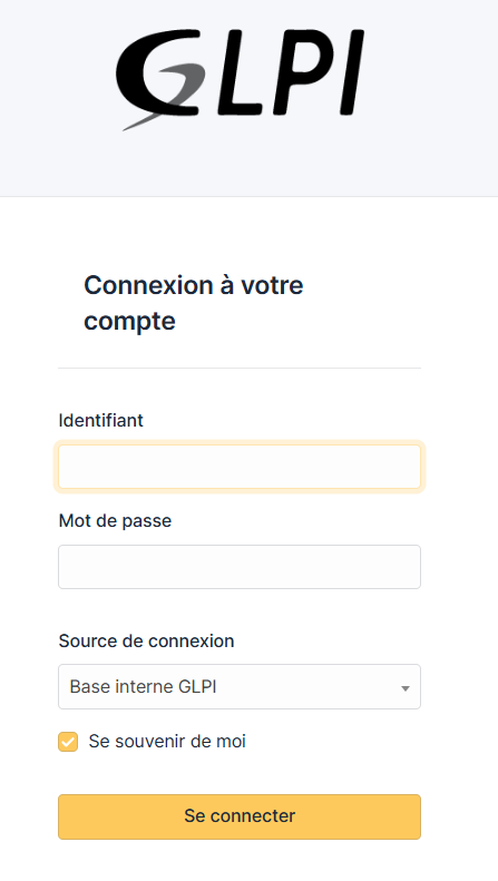 Capture GLPI - Création de ticket