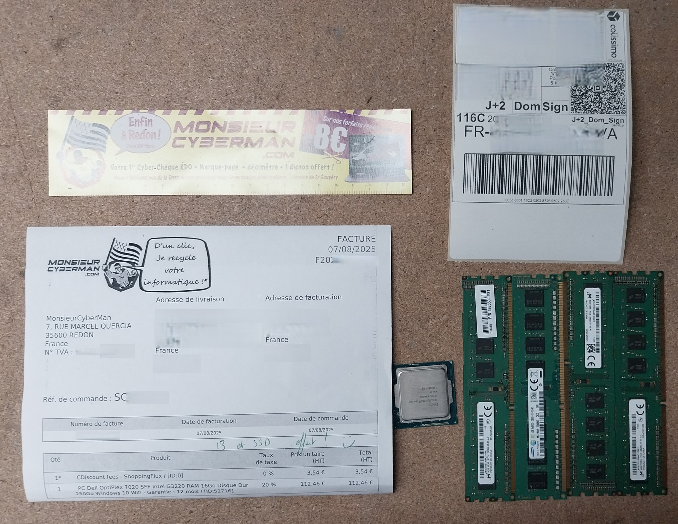 Capture GLPI - Création de ticket