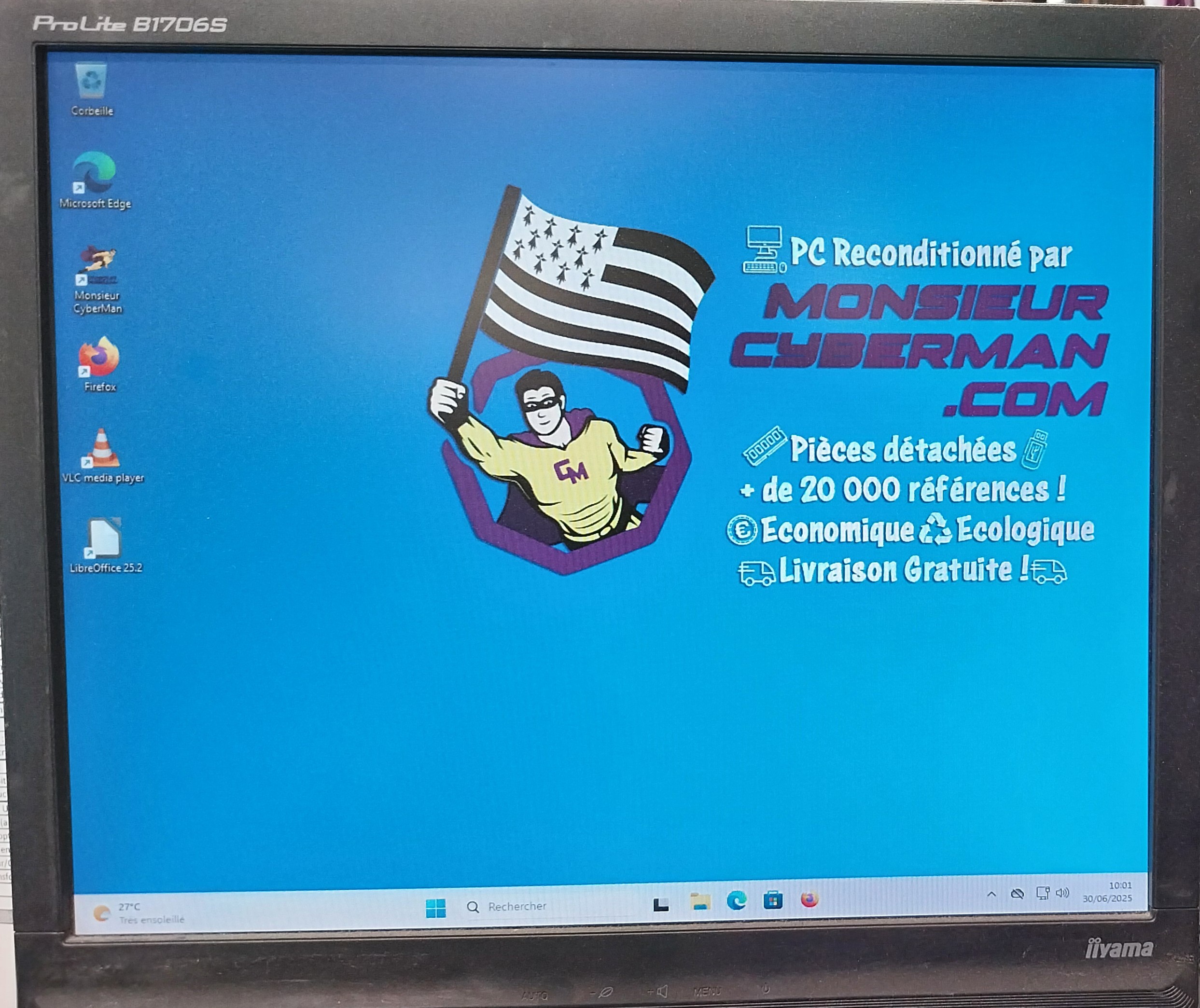 Capture GLPI - Création de ticket