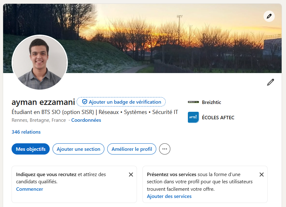 Capture GLPI - Création de ticket