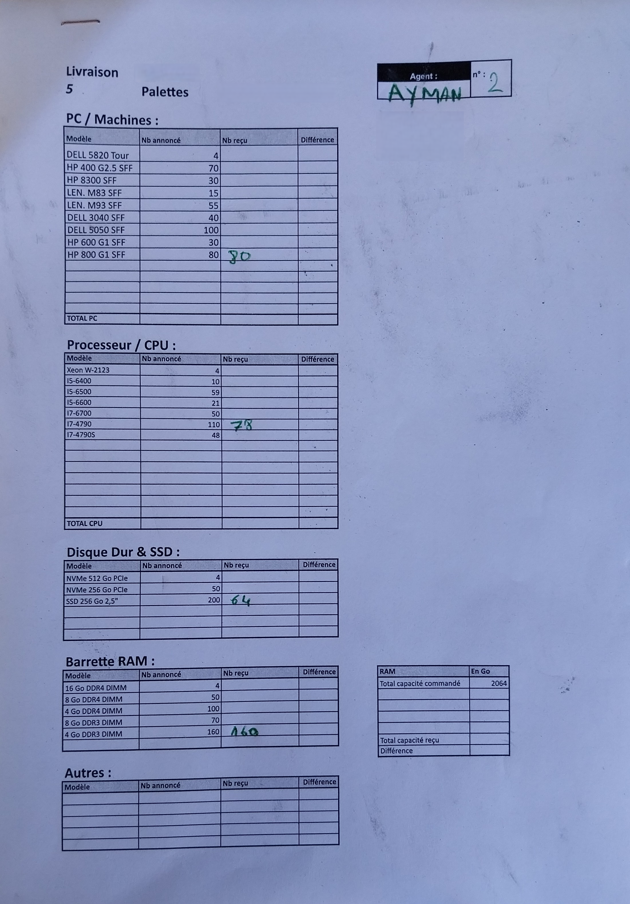 Capture GLPI - Création de ticket